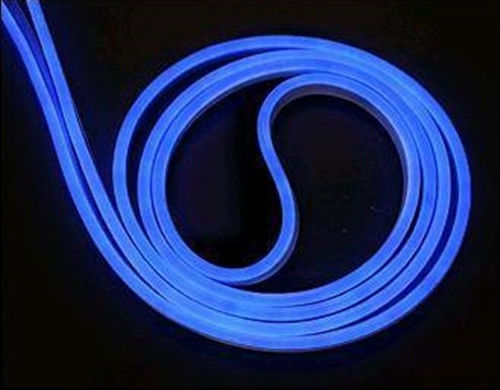 8x16mm High Lumen Neon String Lampu Putih tepi dasar PVC