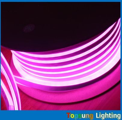 Pemandangan atas 220v mini neon lampu LED fleksibel 108leds/m untuk tanda