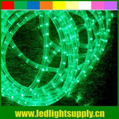 tahan air IP65 dipimpin tali cahaya 1/2 '' 2 kawat 220v multicolor duralight