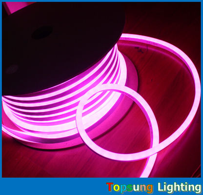 Lampu neon fleksibel 8.5*17mm yang modis 30000 umur lampu tali merah muda