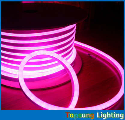 Dekorasi luar ruangan ultra tipis dipimpin neon lampu tali lentur untuk festival 8.5x17mm neon mikro