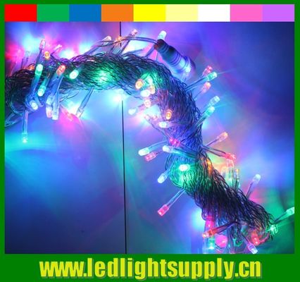 Dekorasi festival lampu string peri putih LED pencahayaan natal