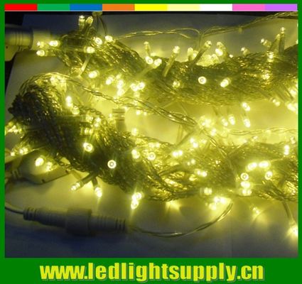 Dekorasi festival lampu string peri putih LED pencahayaan natal