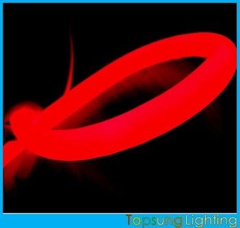 jual panas ip67 tahan air 110v merah neon ringan fleksibel tahan air untuk luar ruangan