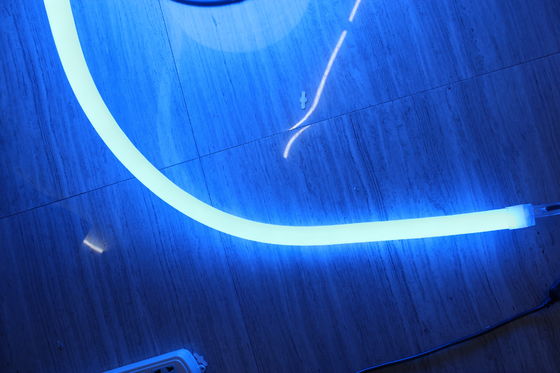 biru 360 bulat neon lampu lentur 24v 100leds / m untuk luar diameter bulat 25mm