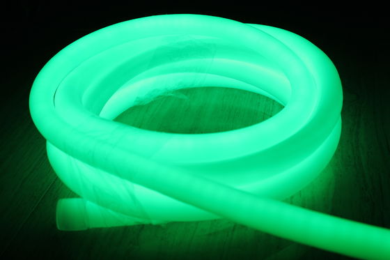 2016 baru hijau 220v 360 derajat dipimpin neon lampu lentur IP67 tahan air untuk luar ruangan
