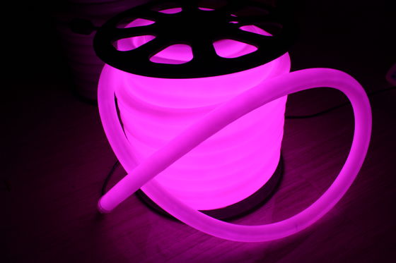 220v ungu 360 derajat bulat 100 leds/m led neon lampu lentur untuk bangunan