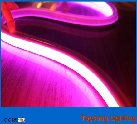 jual panas 16x16.5mm persegi tahan air 110v ungu dipimpin neon lampu fleksibel