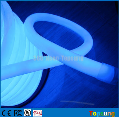 25 meter spool 12 Volt biru 360 LED neon lampu lentur untuk rumah