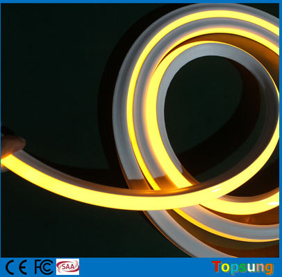 Kuning Square Fleksibel Neon Led Lampu Tali 16 * 16m 230v Untuk Bangunan