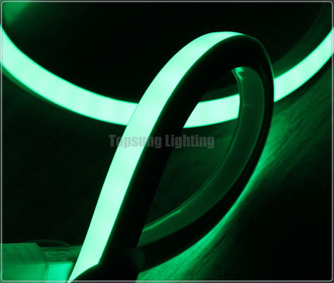 Cahaya Tali Neon Fleksibel Hijau Cerah 115v 16*16m Untuk Kamar