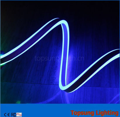 Jual grosir 230V ganda sisi biru led neon strip fleksibel untuk bangunan