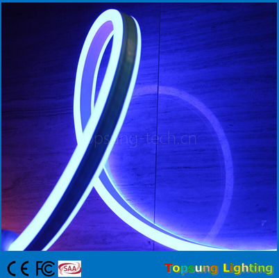 Lampu neon fleksibel 12V sisi ganda biru untuk ruangan dengan desain baru
