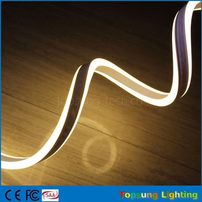 kualitas tinggi 24V lampu neon LED putih hangat sisi ganda untuk dekorasi