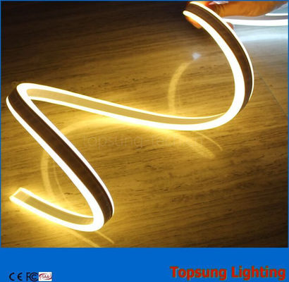 kualitas tinggi 24V lampu neon LED putih hangat sisi ganda untuk dekorasi