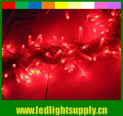 Lampu Natal LED putih 12v 100 bohlam 10m /Set Indoor dan Outdoor