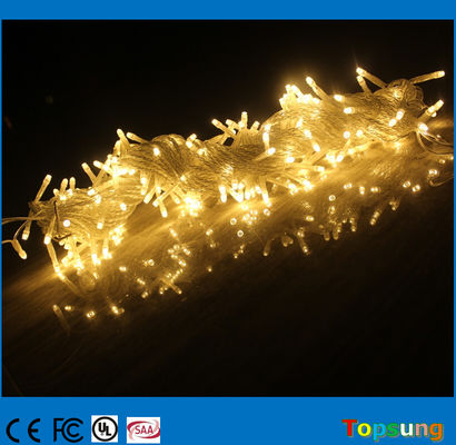 Lampu luar 10m terhubung led Natal string hangat putih di jual