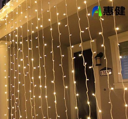 Jual besar-besaran baru dirancang 12V gorden Natal dekorasi cahaya untuk luar ruangan
