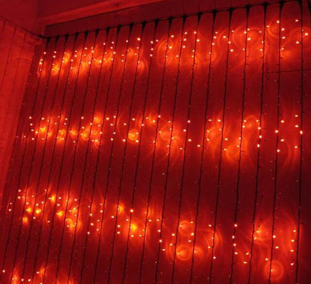 2016 baru 24V luar biasa terang lampu Natal air terjun untuk luar ruangan