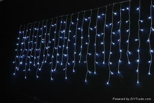 2016 baru dirancang 240V lampu Natal tahan air lampu es luar ruangan untuk bangunan