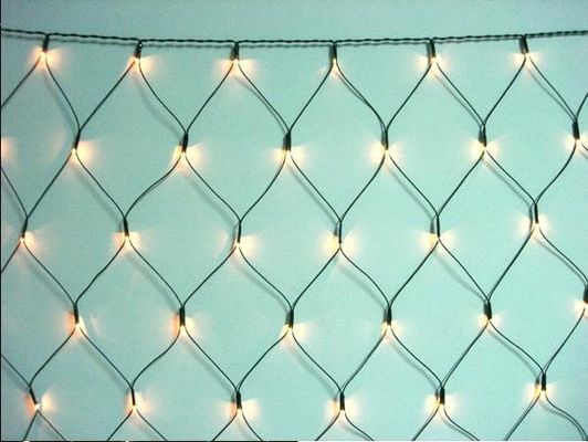 Jual grosir 12V lampu Natal dekoratif stringled lampu jaring untuk bangunan