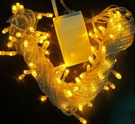 10m Led String Lampu berkedip 100v Kuning