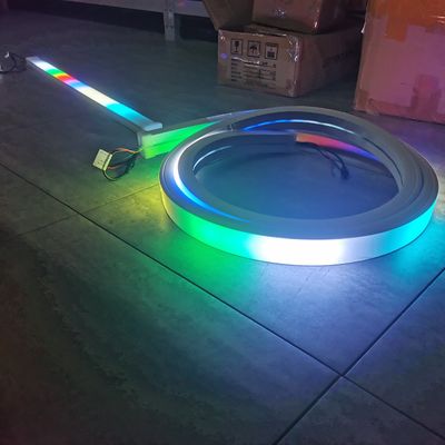 40x25mm datar rgb rgbw tali silikon strip mengejar lampu tabung Soft Neon Neo Hose Led Tape Untuk dekorasi bangunan