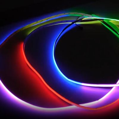 Berwarna-warni sihir COB RGB LED strip piksel 12V pintar kepadatan tinggi 720 LED / m digital COB strip lampu