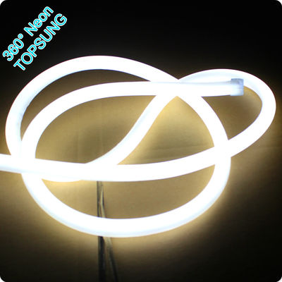led neon tali cahaya 360 derajat memancarkan 16mm 220V bulat neon flex SMD2835 putih