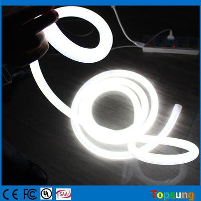 120v 6500k putih memancarkan led neon fleksibel tali lampu trip pita tabung lembut selang smd 16mm mini ukuran fleksibel neon