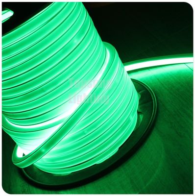 DC 12V LED neon flex 16x16mm persegi lampu tali datar 120SMD/M hijau lampu dekorasi luar ruangan