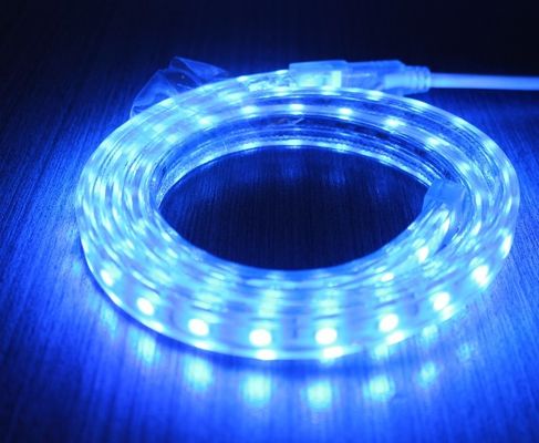 100m 230v AC led strip 5050 tahan air strip cuttable lampu warna biru fleksibel