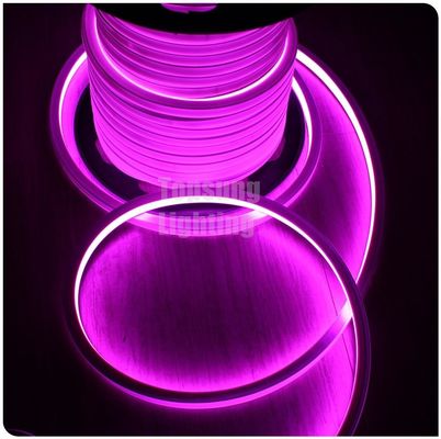 kualitas tinggi persegi dipimpin neon flex 12v ungu lampu tali merah muda untuk aplikasi proyek teknik