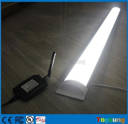 Sensor gelombang mikro SMD2835 LED Linier Batten Linier Led Light 4ft 24*75*120mm