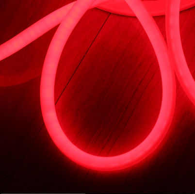 360 derajat bulat merah LED neon flex 24v ip67 tahan air untuk bangunan