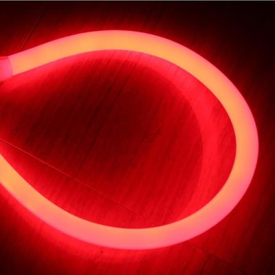 360 led lampu tali bulat 120v lampu neon 25mm selang pvc fleksibel neon pengganti warna merah