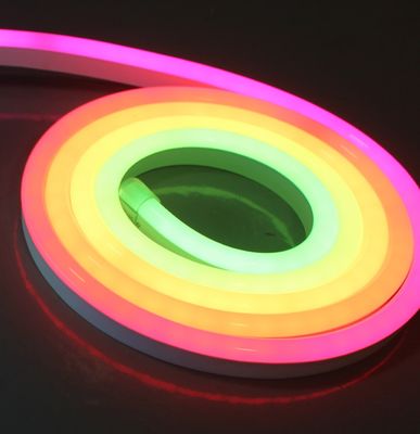 24v dinamis digital fleksibel neon led lampu strip berwarna digital led neon lampu untuk dijual