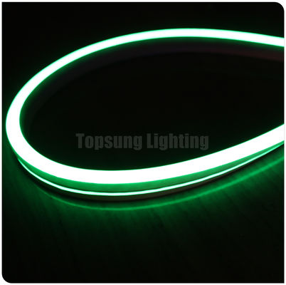 220v 2835 120 LED neon tabung 11x19mm warna hijau ramping LED neon fleksibel permukaan datar luar