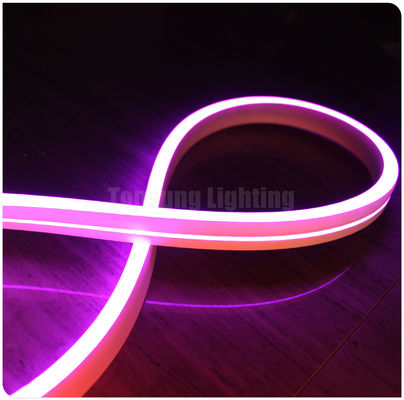 warna merah muda 24v grosir dipimpin lampu neon strip fleksibel flat emitting natal smd neon flex tabung