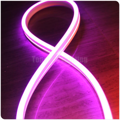 warna merah muda 24v grosir dipimpin lampu neon strip fleksibel flat emitting natal smd neon flex tabung