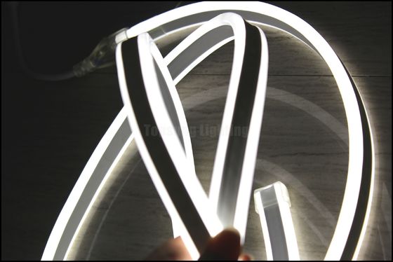 lampu tali neon fleksibel putih dingin dipimpin 8,5 * 18mm tanda neon sisi ganda Cina