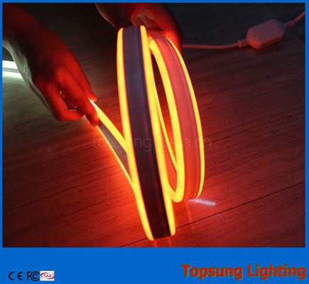 12v oranye LED neon fleksibel sisi ganda lampu LED dekorasi bangunan