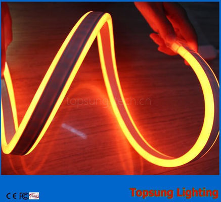 12v oranye LED neon fleksibel sisi ganda lampu LED dekorasi bangunan