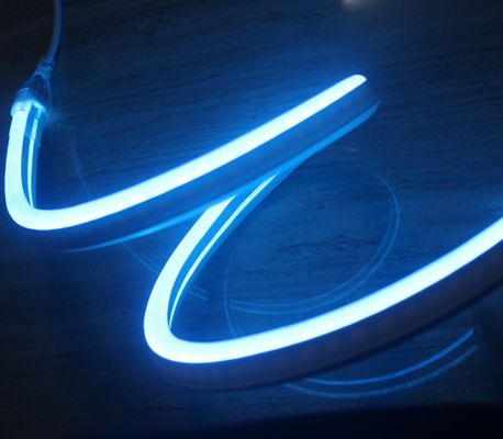 Produsen penjualan langsung tali lampu berkualitas tinggi led neon lampu strip fleksibel 11x18mm berwarna biru penutup pvc