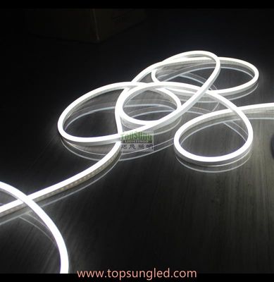50m 12v 24v mikro 7*15mm lumen tinggi jaket putih berwarna susu Mini Led Flex Neon 10cm cuttable Flexible LED Neon Rope