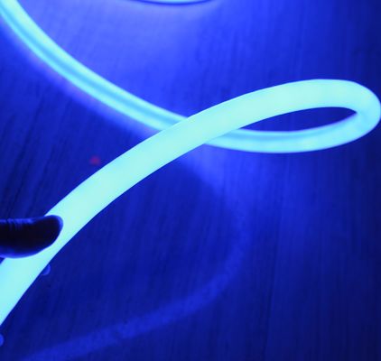 360 led neon flex SMD lampu de neon led strip 24v tahan air tali dekorasi luar ruangan warna biru 220v