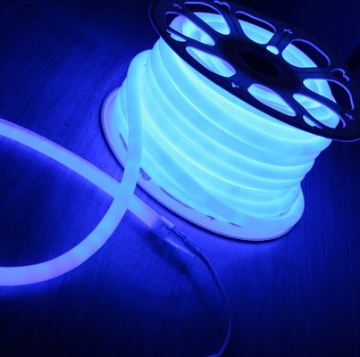 360 led neon flex SMD lampu de neon led strip 24v tahan air tali dekorasi luar ruangan warna biru 220v
