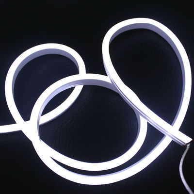 24v panas putih mini neon led strip lampu 6 * 13mm ukuran mikro silikon material shenzhen pemasok