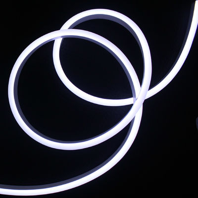 24v putih mini lampu tabung neon fleksibel 6 * 13mm ukuran mikro 2835 lampu tali silikon untuk tanda