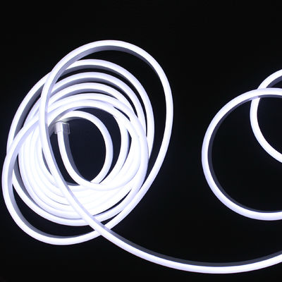 24v putih mini lampu tabung neon fleksibel 6 * 13mm ukuran mikro 2835 lampu tali silikon untuk tanda